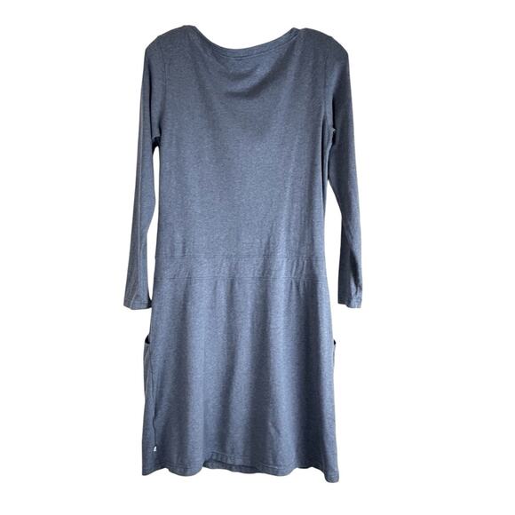 Merrell Dress SZ S/P Blue Long Sleeve T-Shirt Style w/ Pockets Stretchy Gorpcore - Picture 2 of 7